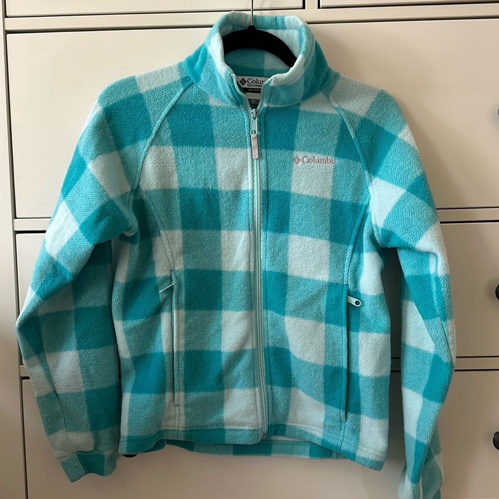Columbia Unisex Kids fleece jacket size 14/16